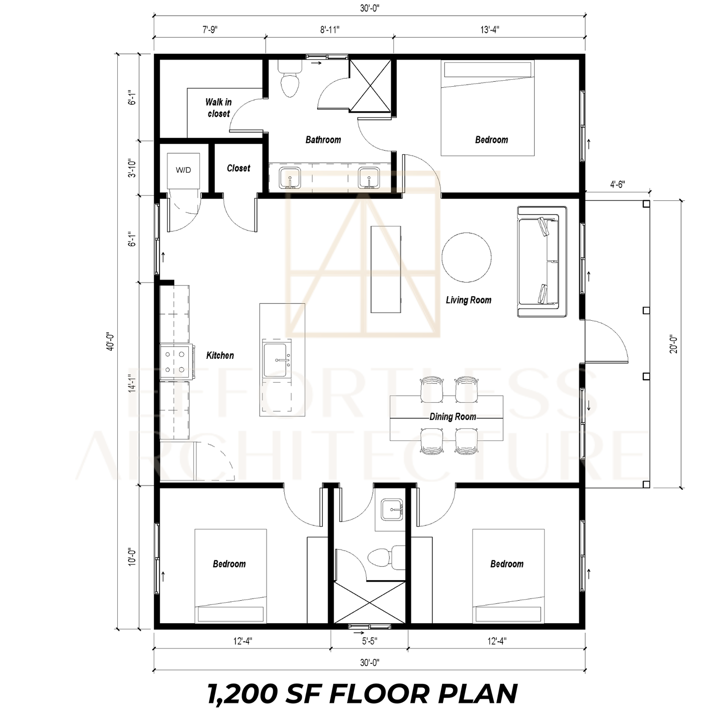 1200 SF ADU